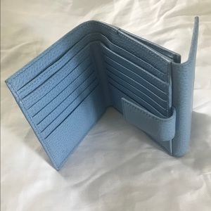 Gucci Leather French Flap Wallet